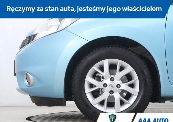 Nissan Note cena 29500 przebieg: 99685, rok produkcji 2013 z Bisztynek małe 211